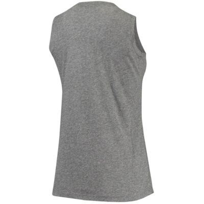 NCAA ed Arkansas Razorbacks Relaxed Henley Tri-Blend V-Neck Tank Top