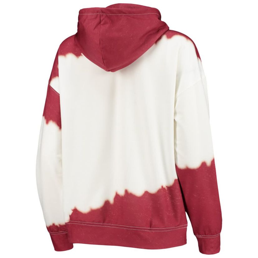 Alabama Crimson Tide NCAA Alabama Tide For the Fun Double Dip-Dyed Pullover Hoodie