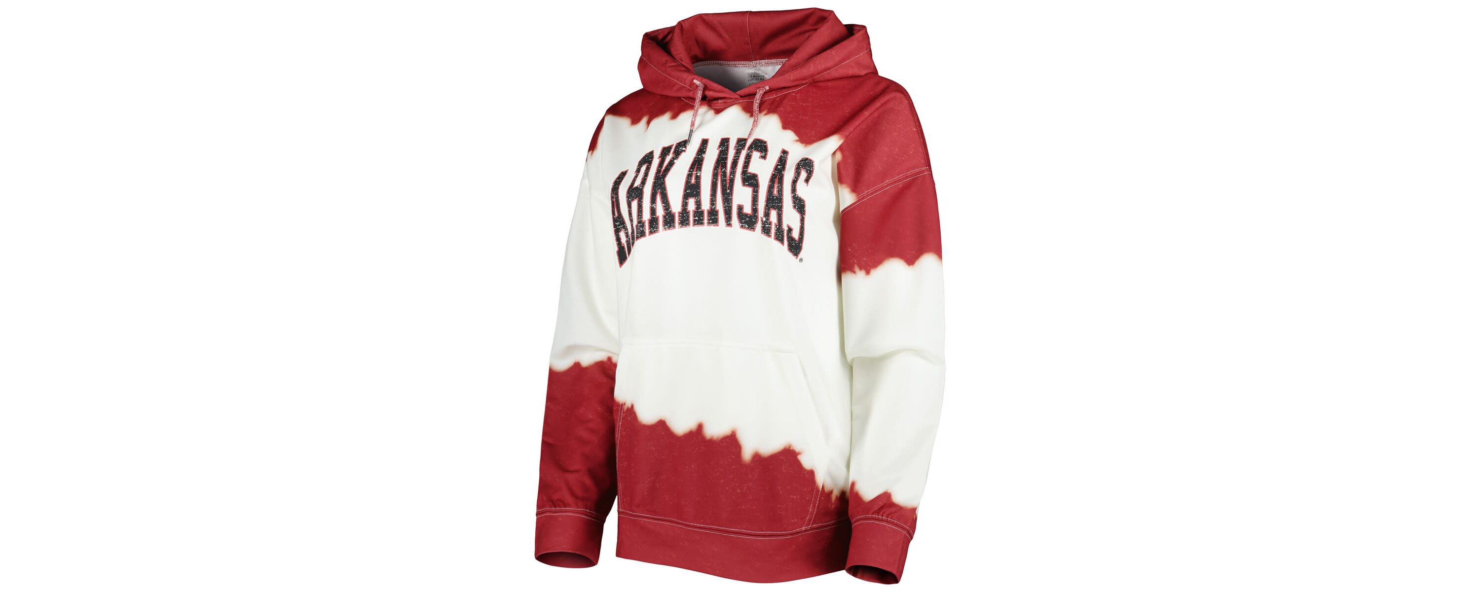 NCAA Arkansas Razorbacks For the Fun Double Dip-Dyed Pullover Hoodie