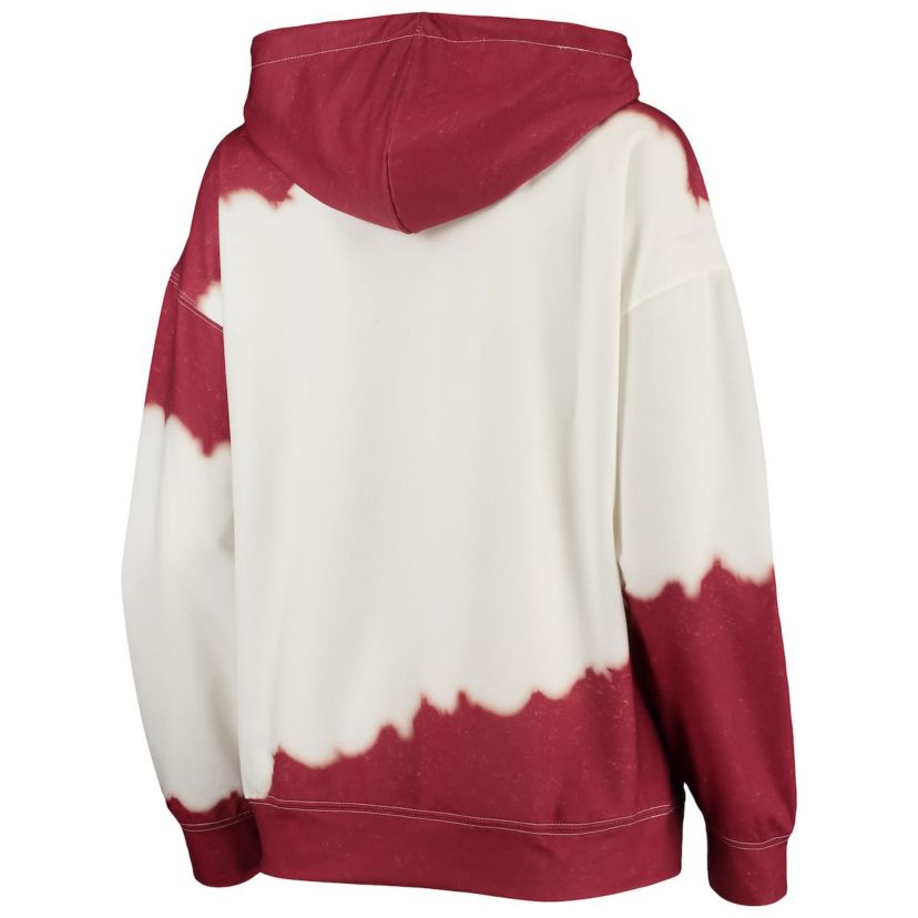 NCAA Indiana Hoosiers For the Fun Double Dip-Dyed Pullover Hoodie