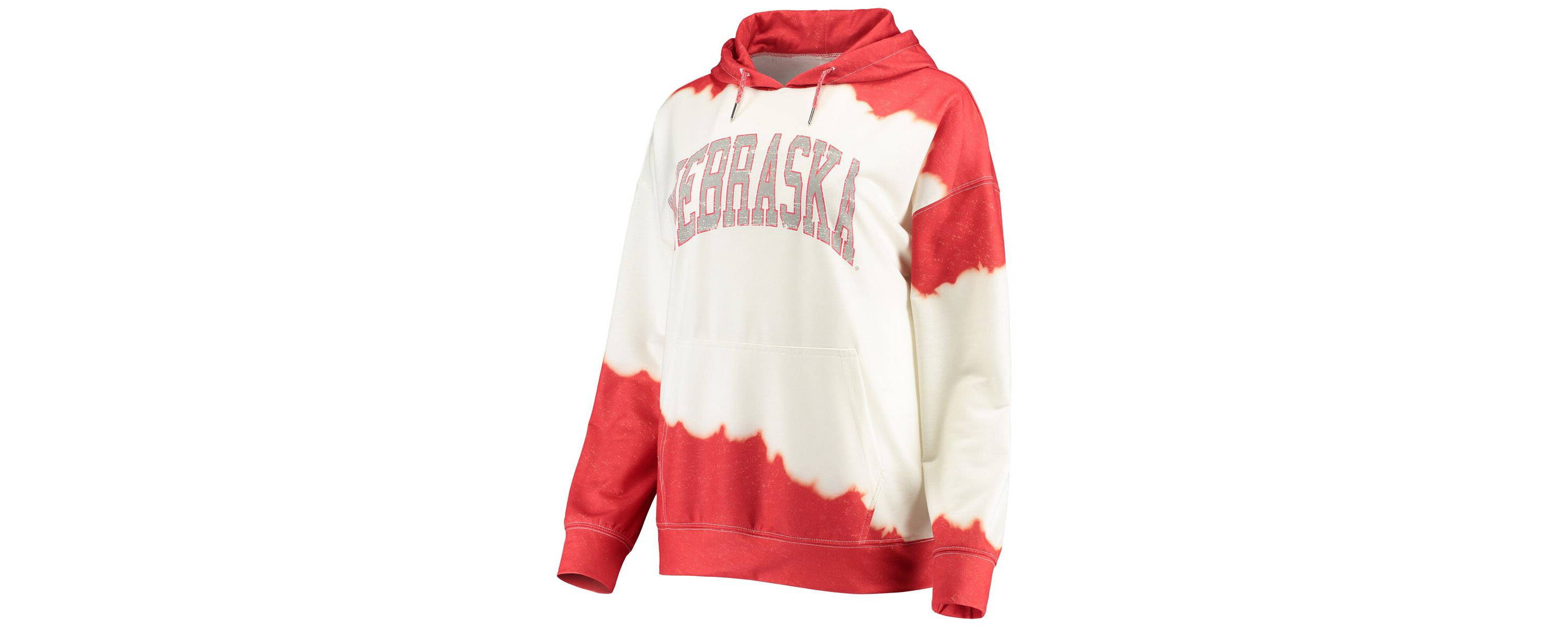NCAA Nebraska Huskers For the Fun Double Dip-Dyed Pullover Hoodie