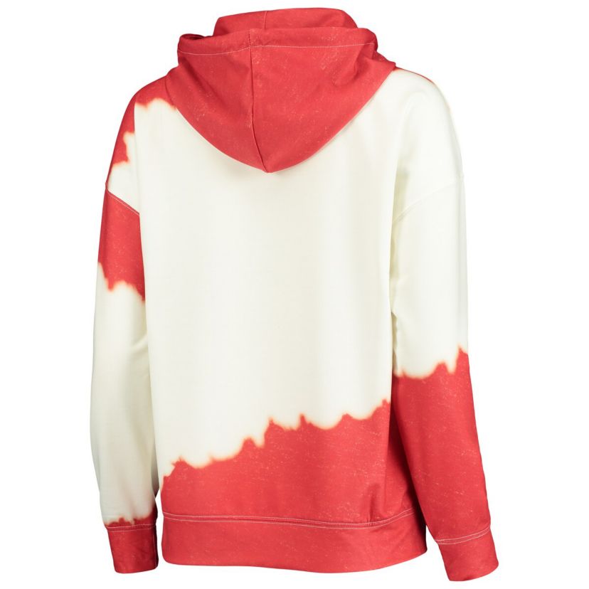 NCAA Nebraska Huskers For the Fun Double Dip-Dyed Pullover Hoodie