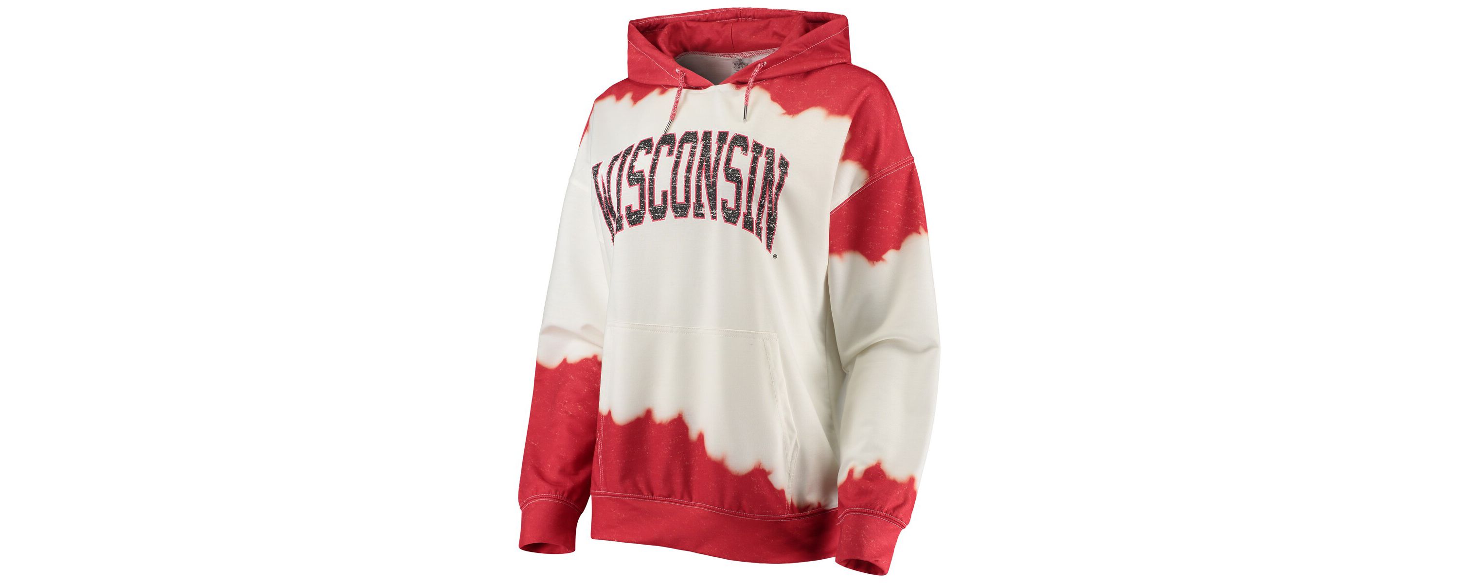 NCAA Wisconsin Badgers For the Fun Double Dip-Dyed Pullover Hoodie