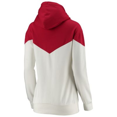 Alabama Crimson Tide NCAA Old School Arrow Blocked Cowl Neck Tri-Blend Pullover Hoodie