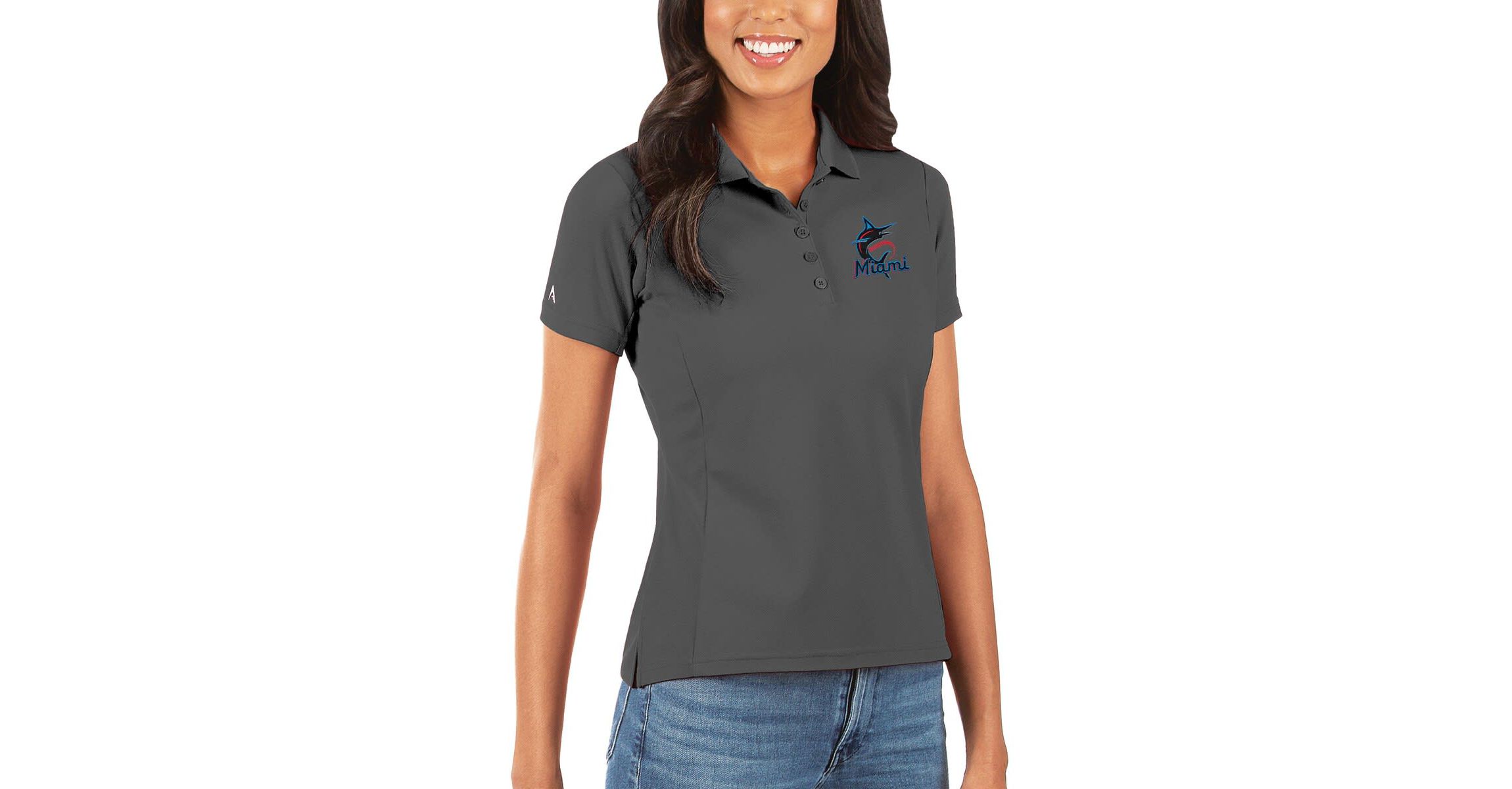 MLB Miami Marlins Legacy Pique Polo