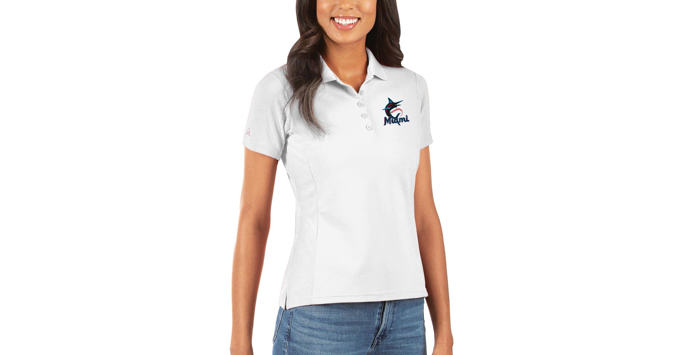MLB Miami Marlins Legacy Pique Polo