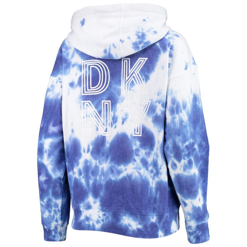 MLB Chicago Cubs Dakota Tie-Dye Half-Zip Hoodie