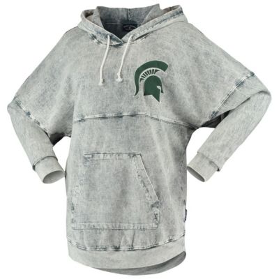 NCAA Michigan State Spartans Mineral Wash Hoodie Long Sleeve T-Shirt