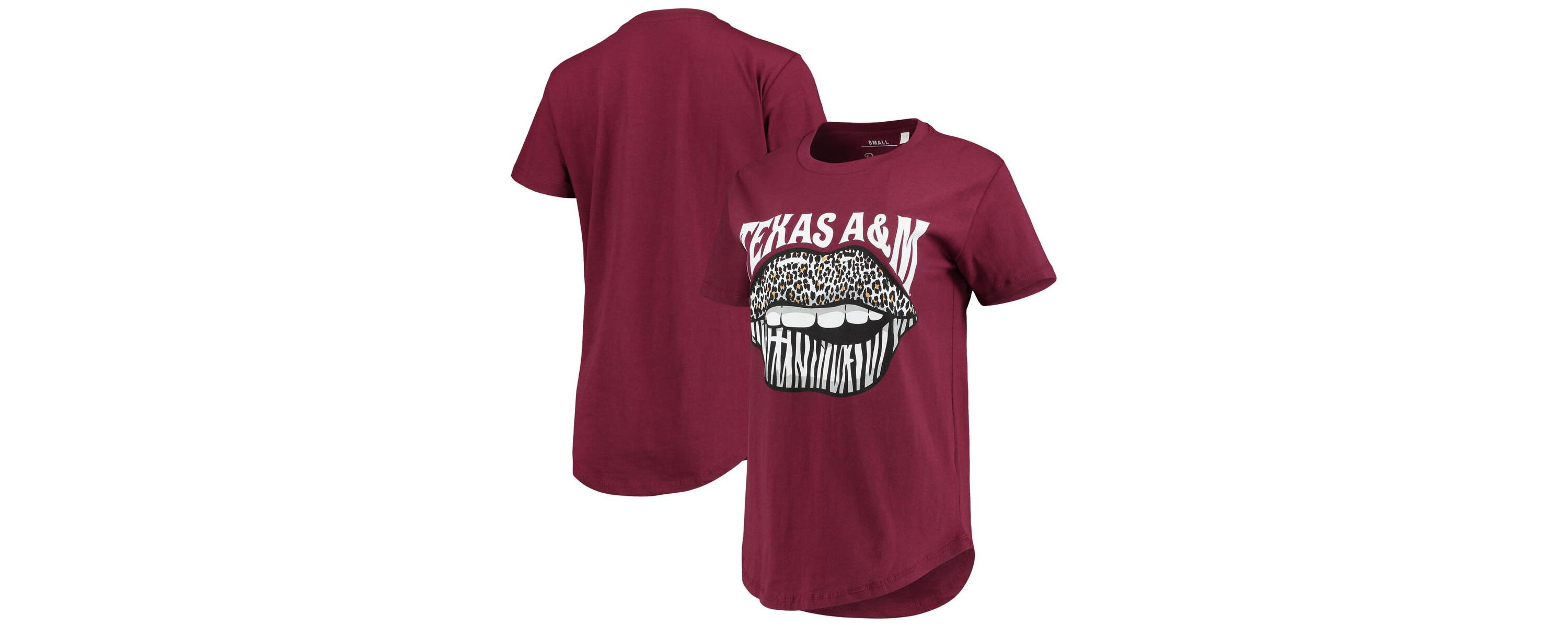 NCAA Texas A&M Aggies Wild Lips Core T-Shirt