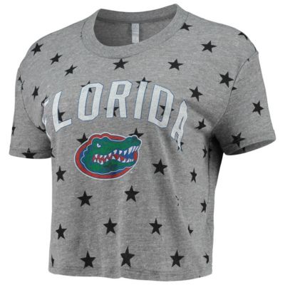 NCAA Florida Gators Headliner Stars Cropped Tri-Blend T-Shirt