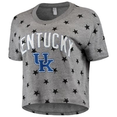 NCAA Kentucky Wildcats Headliner Stars Cropped Tri-Blend T-Shirt