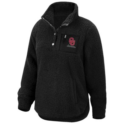 NCAA Oklahoma Sooners Sierra Sherpa Quarter-Snap Jacket