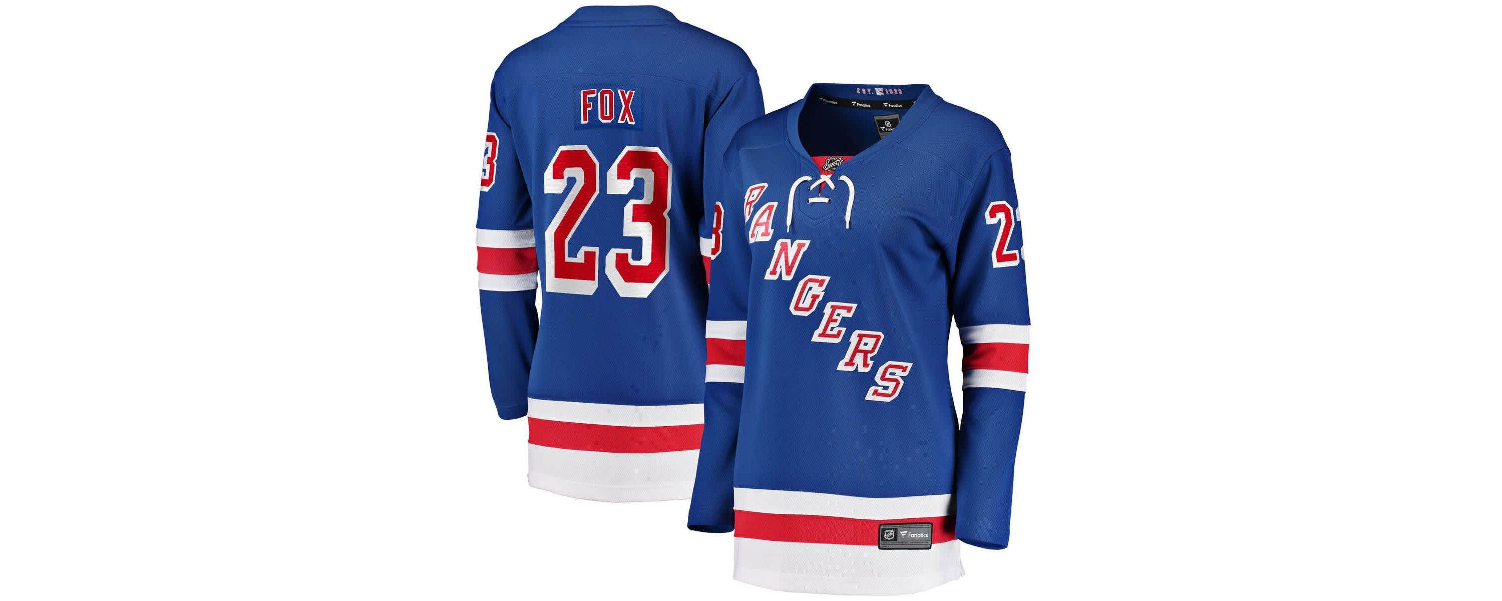 NHL Fanatics Adam Fox New York Rangers Home Breakaway Jersey