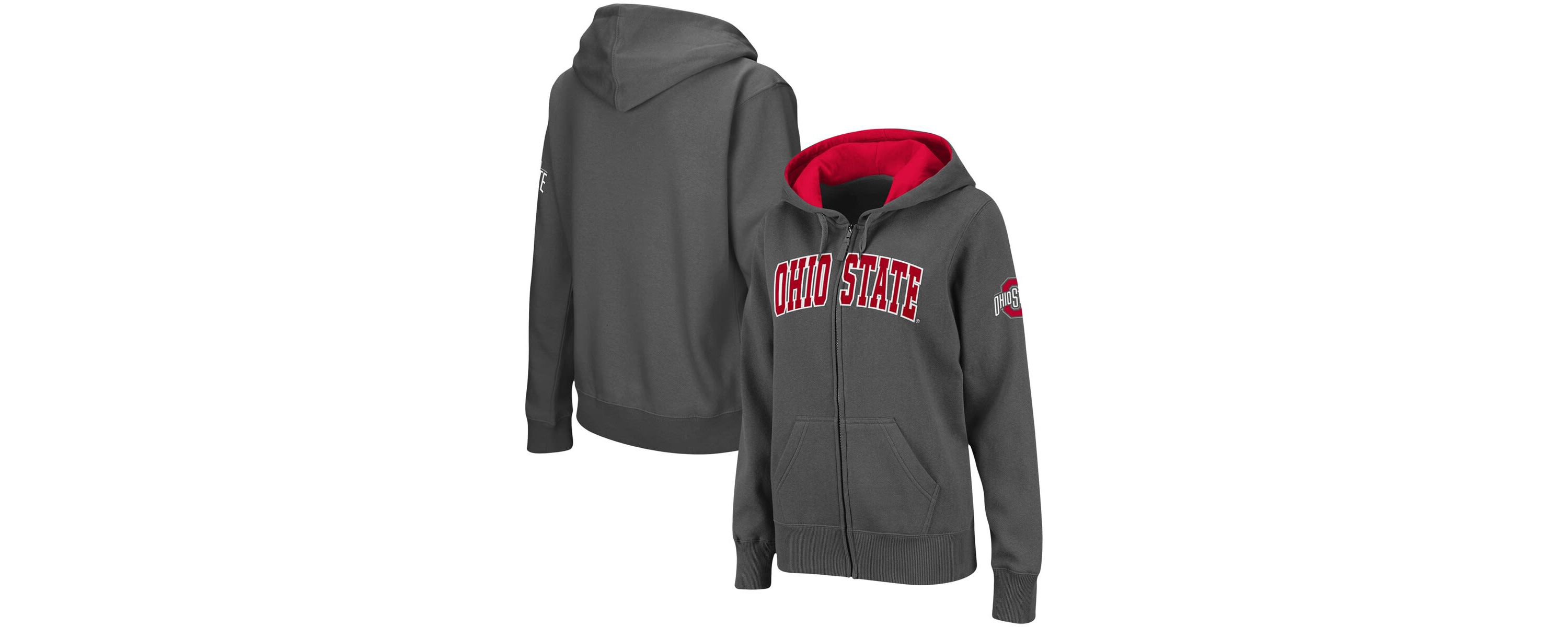 NCAA Ohio State Buckeyes Arched Name Full-Zip Hoodie