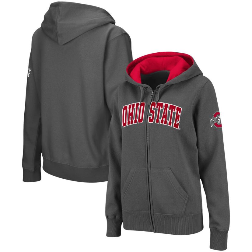 NCAA Ohio State Buckeyes Arched Name Full-Zip Hoodie
