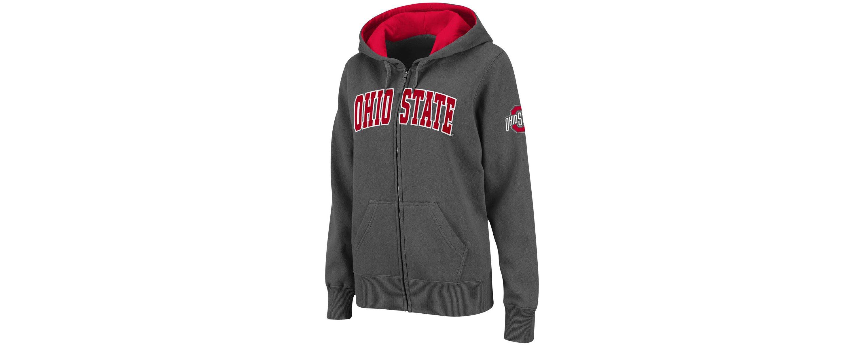 NCAA Ohio State Buckeyes Arched Name Full-Zip Hoodie