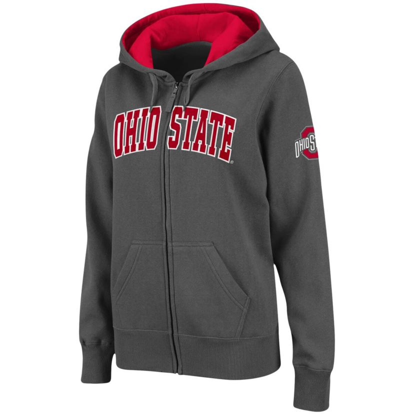 NCAA Ohio State Buckeyes Arched Name Full-Zip Hoodie