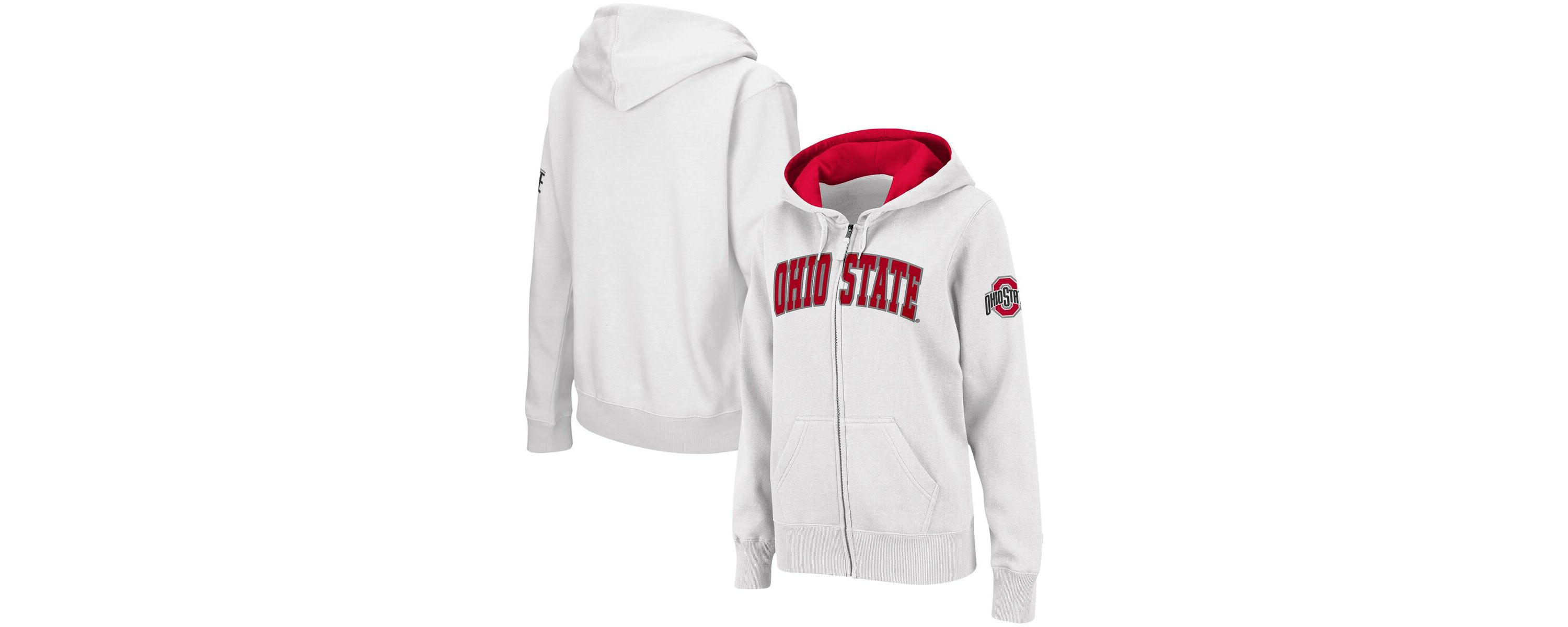 NCAA Ohio State Buckeyes Arched Name Full-Zip Hoodie