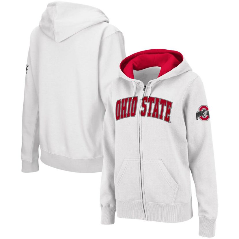 NCAA Ohio State Buckeyes Arched Name Full-Zip Hoodie