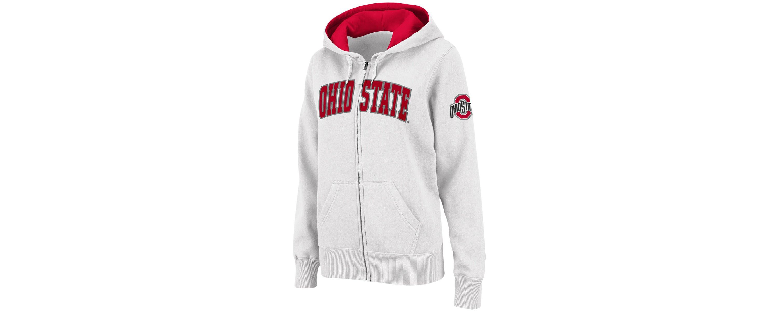 NCAA Ohio State Buckeyes Arched Name Full-Zip Hoodie