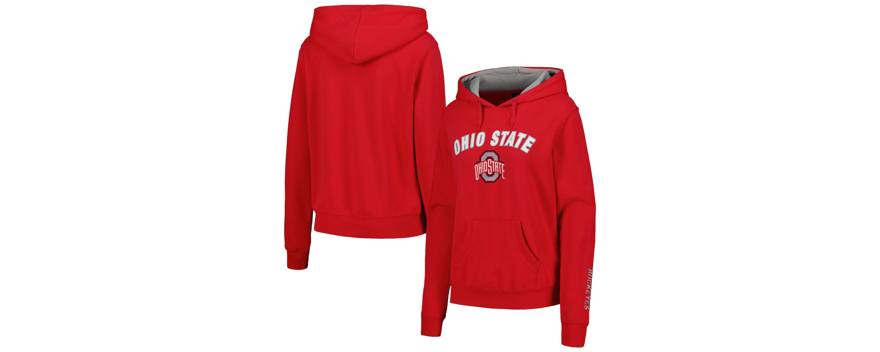 NCAA Ohio State Buckeyes Arch & Logo 1 Pullover Hoodie