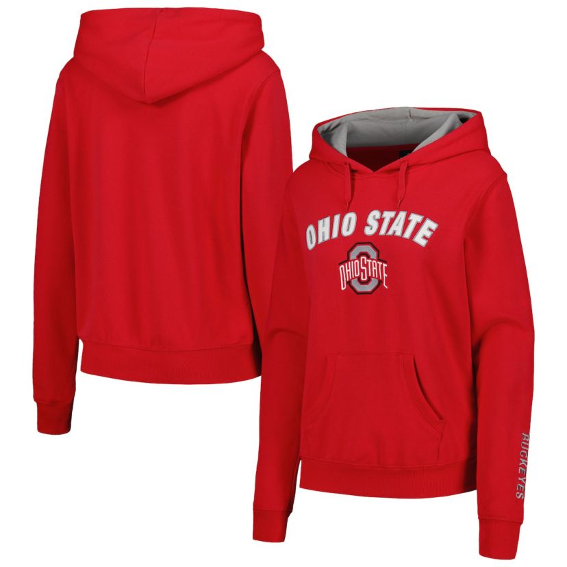 NCAA Ohio State Buckeyes Arch & Logo 1 Pullover Hoodie