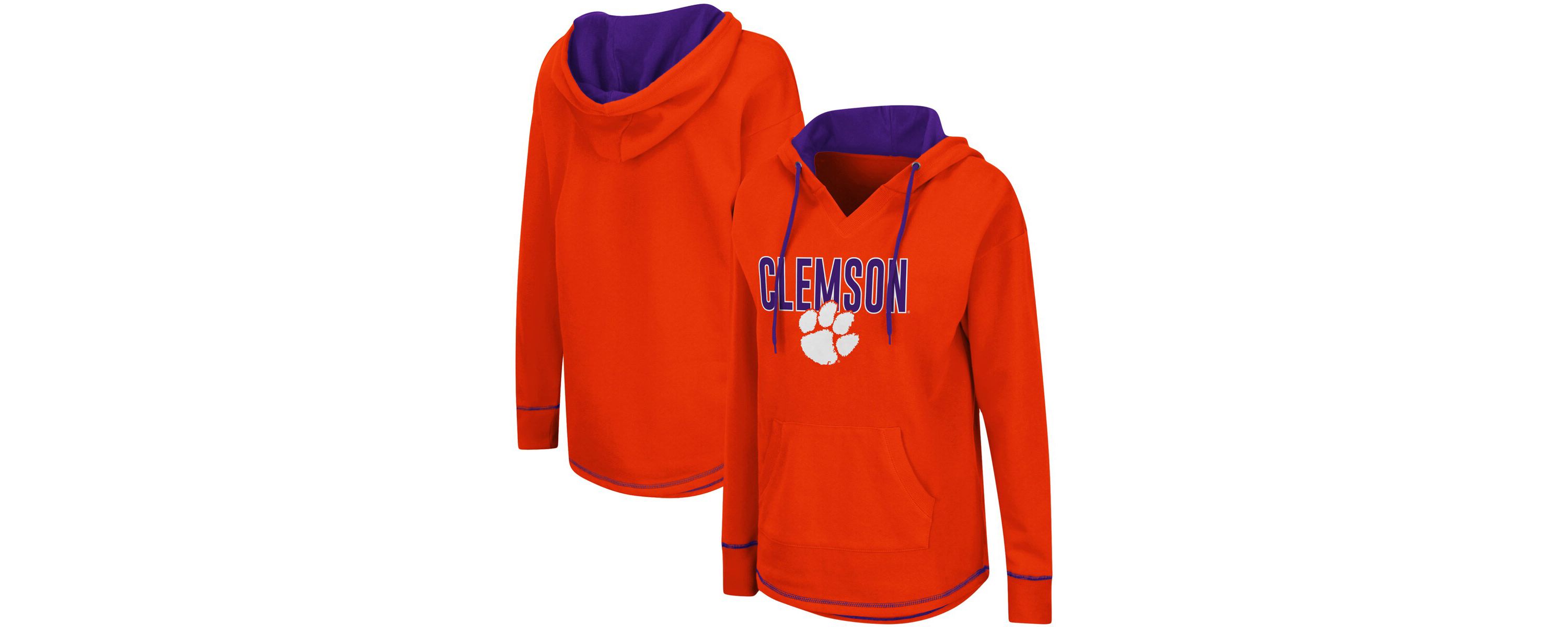 NCAA Clemson Tigers Tunic Pullover Hoodie