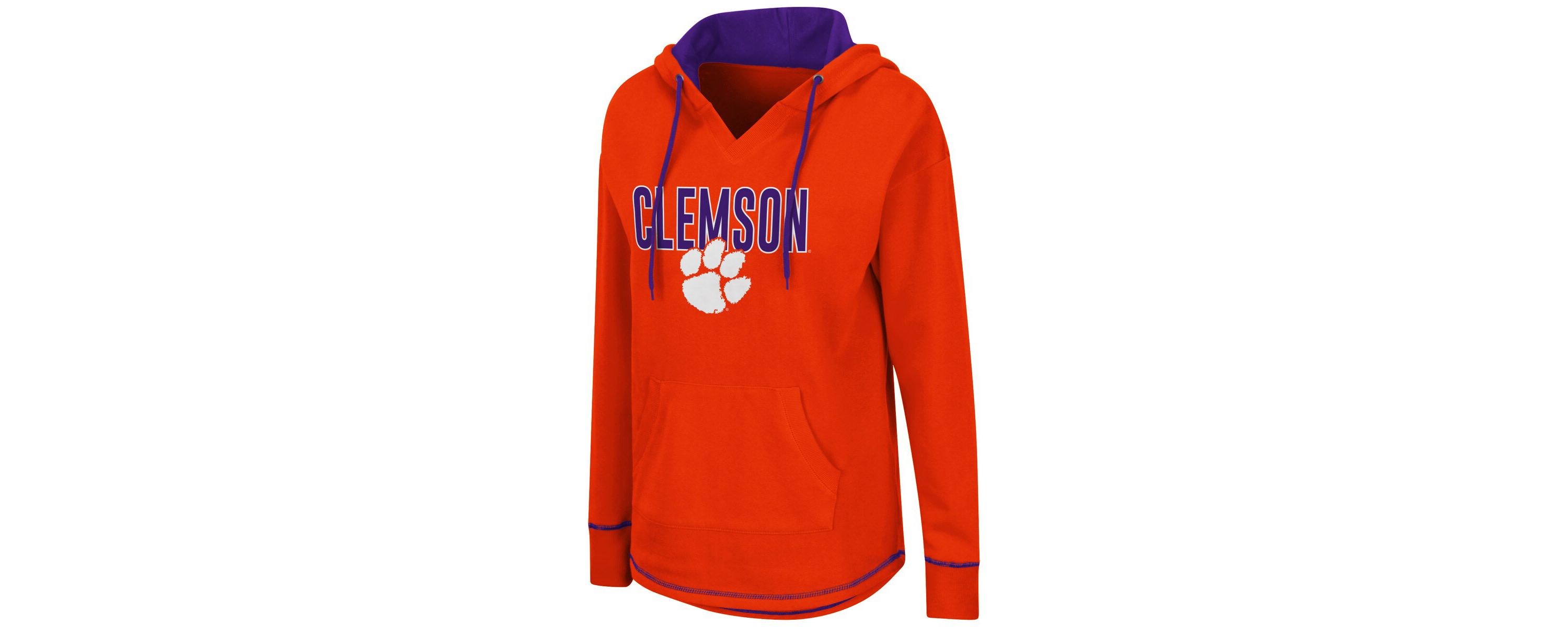 NCAA Clemson Tigers Tunic Pullover Hoodie