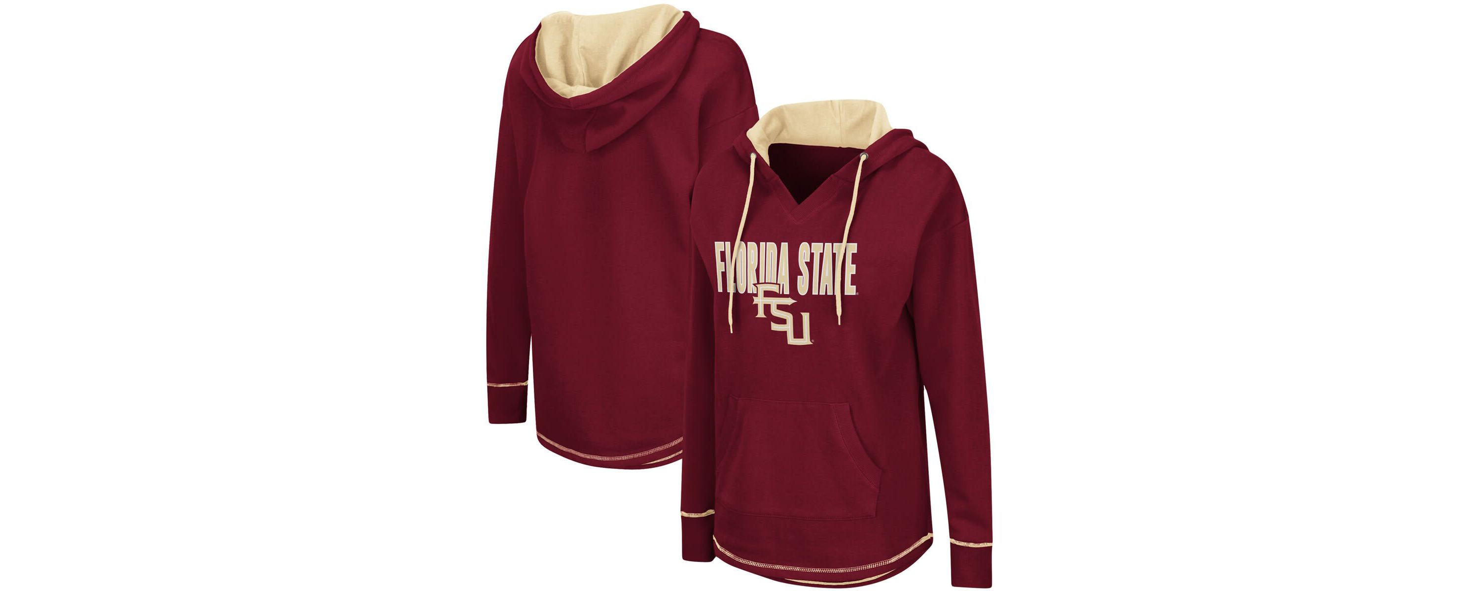 NCAA Florida State Seminoles Tunic Pullover Hoodie