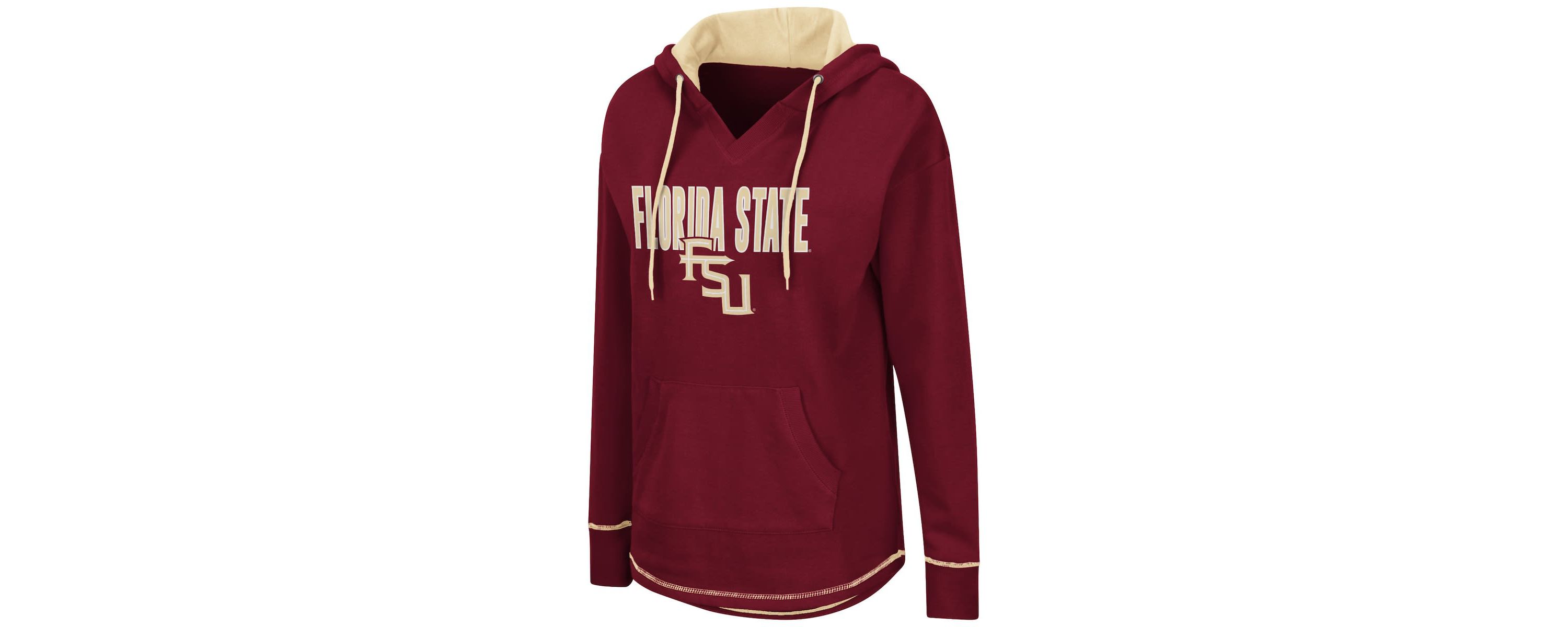 NCAA Florida State Seminoles Tunic Pullover Hoodie