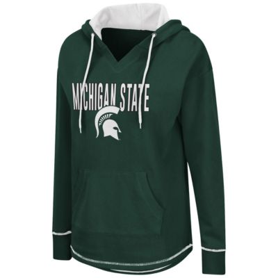 NCAA Michigan State Spartans Tunic Pullover Hoodie