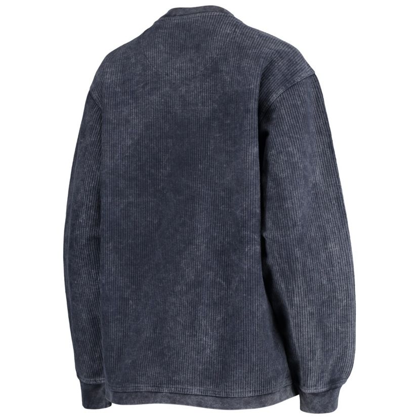 Gonzaga University Bulldogs NCAA Gonzaga Bulldogs Comfy Cord Vintage Wash Basic Arch Pullover Sweatshirt