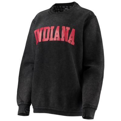 NCAA Indiana Hoosiers Comfy Cord Vintage Wash Basic Arch Pullover Sweatshirt