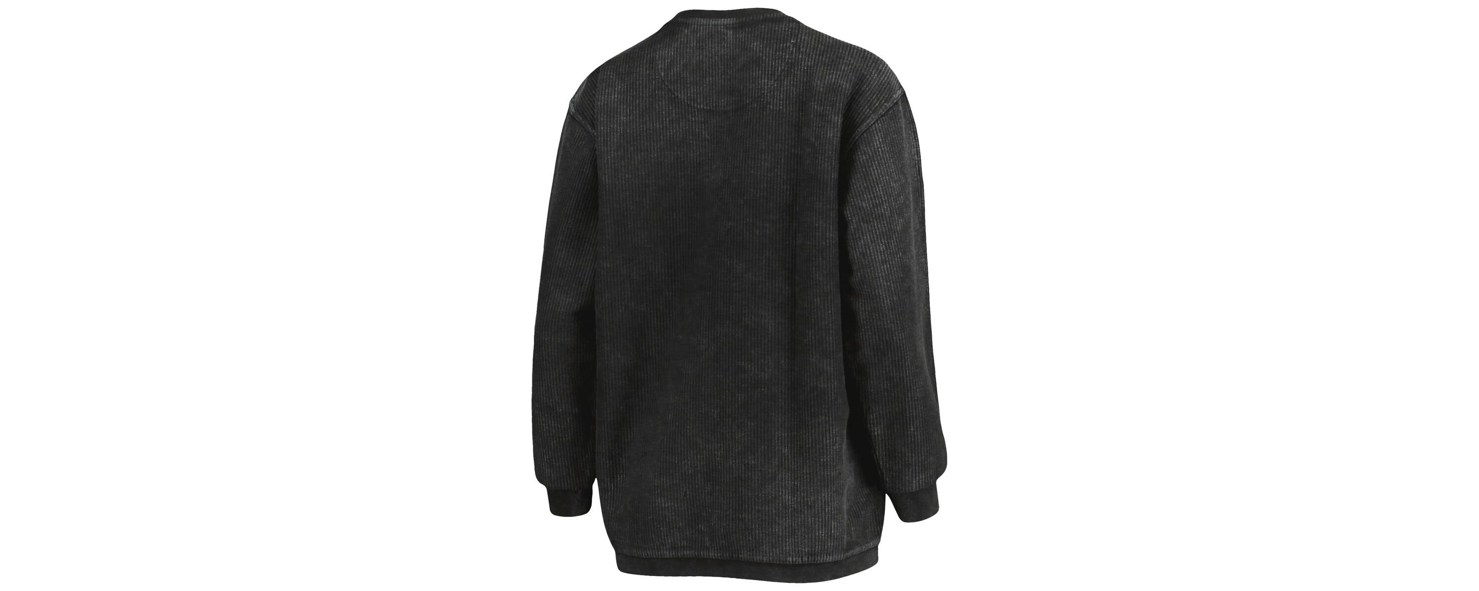 Miami (FL) Hurricanes NCAA Miami Hurricanes Comfy Cord Vintage Wash Basic Arch Pullover Sweatshirt