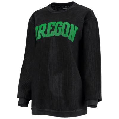 NCAA Oregon Ducks Comfy Cord Vintage Wash Basic Arch Pullover Sweatshirt