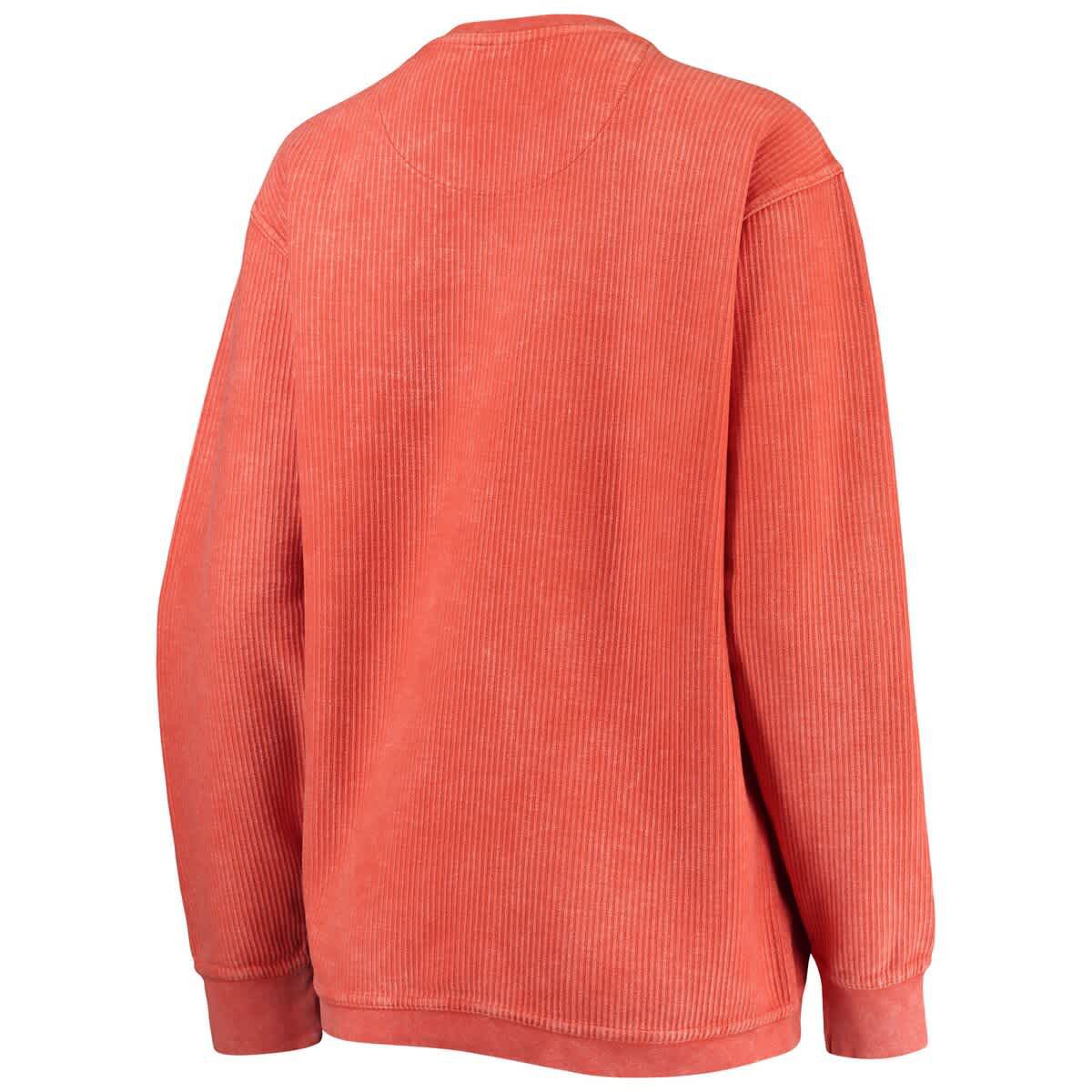 Syracuse Orange NCAA Syracuse Comfy Cord Vintage Wash Basic Arch Pullover Sweatshirt