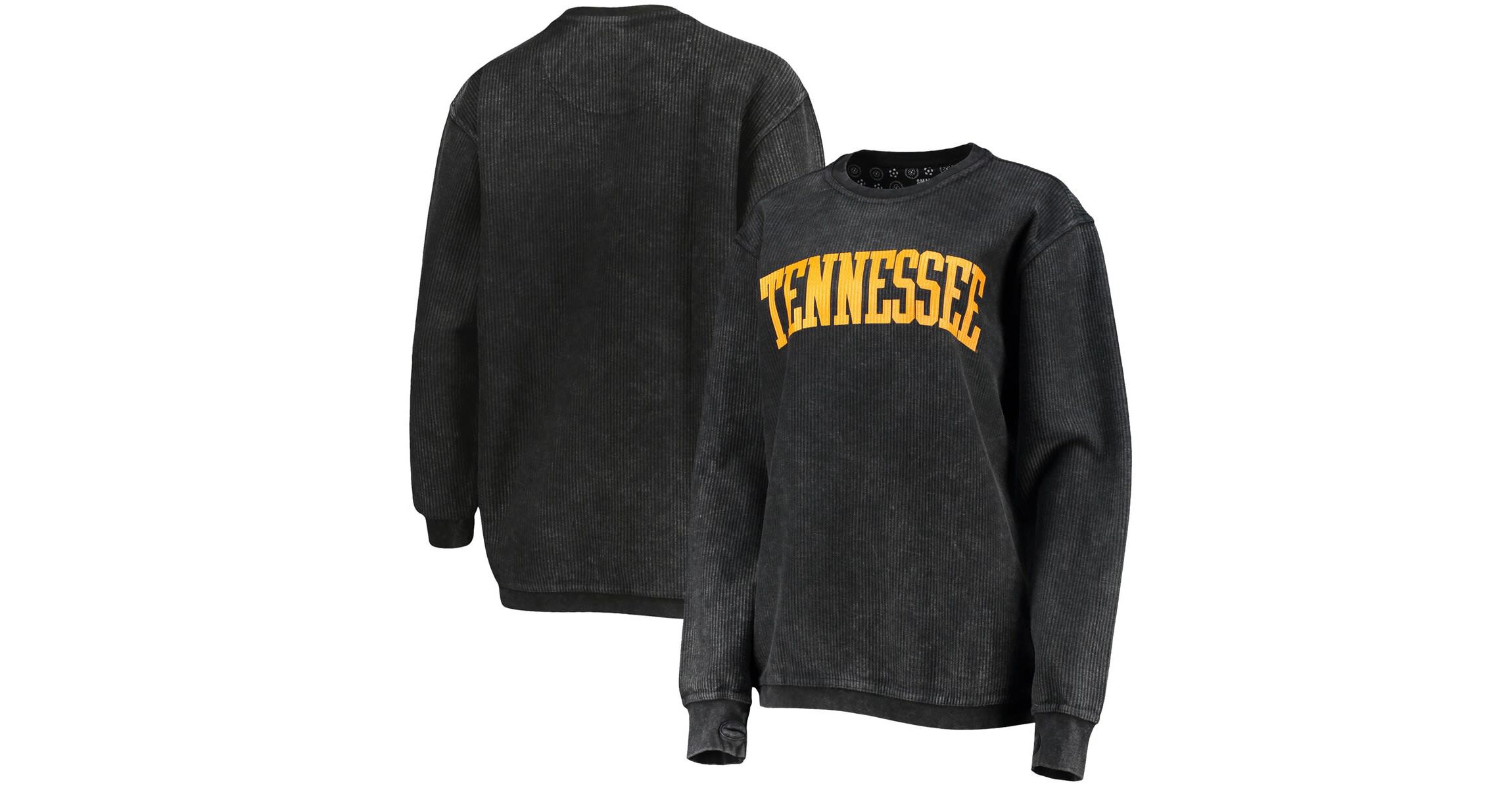 NCAA Tennessee Volunteers Comfy Cord Vintage Wash Basic Arch Pullover Sweatshirt