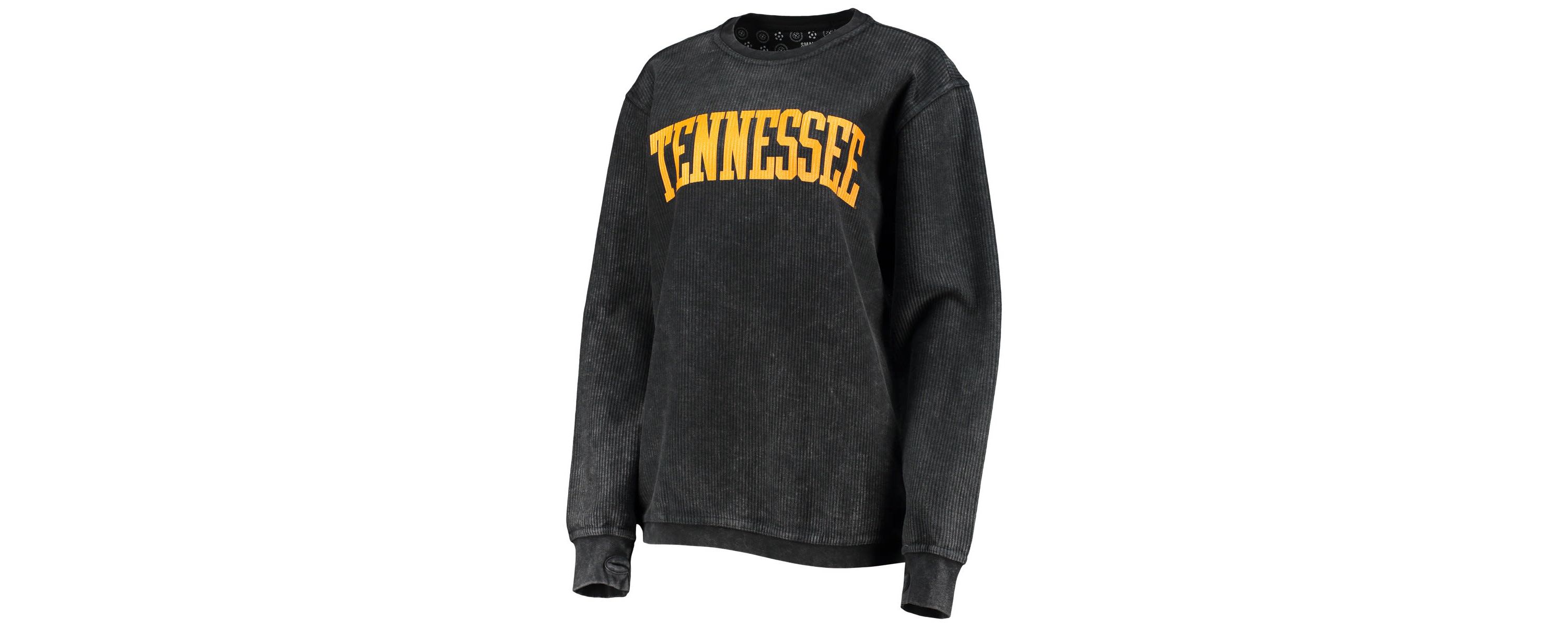 NCAA Tennessee Volunteers Comfy Cord Vintage Wash Basic Arch Pullover Sweatshirt