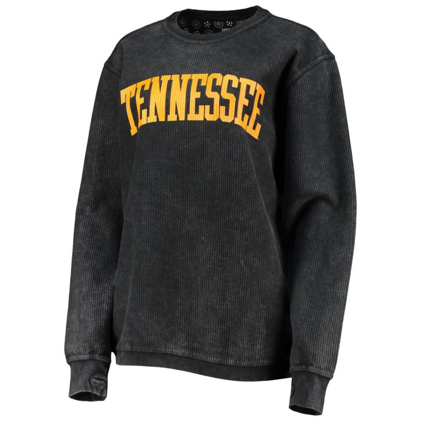 NCAA Tennessee Volunteers Comfy Cord Vintage Wash Basic Arch Pullover Sweatshirt