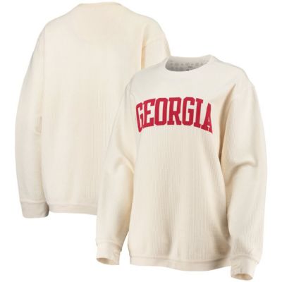 NCAA Georgia Bulldogs Comfy Cord Vintage Wash Basic Arch Pullover Sweatshirt