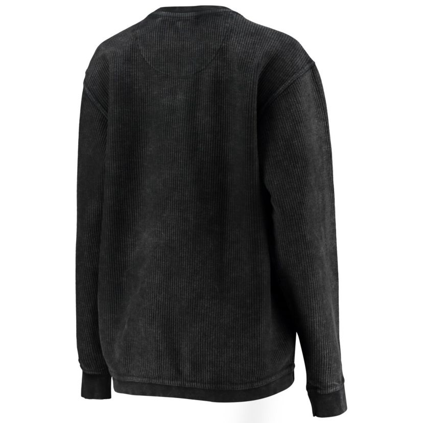 NCAA Boston University Comfy Cord Vintage Wash Basic Arch Pullover Sweatshirt