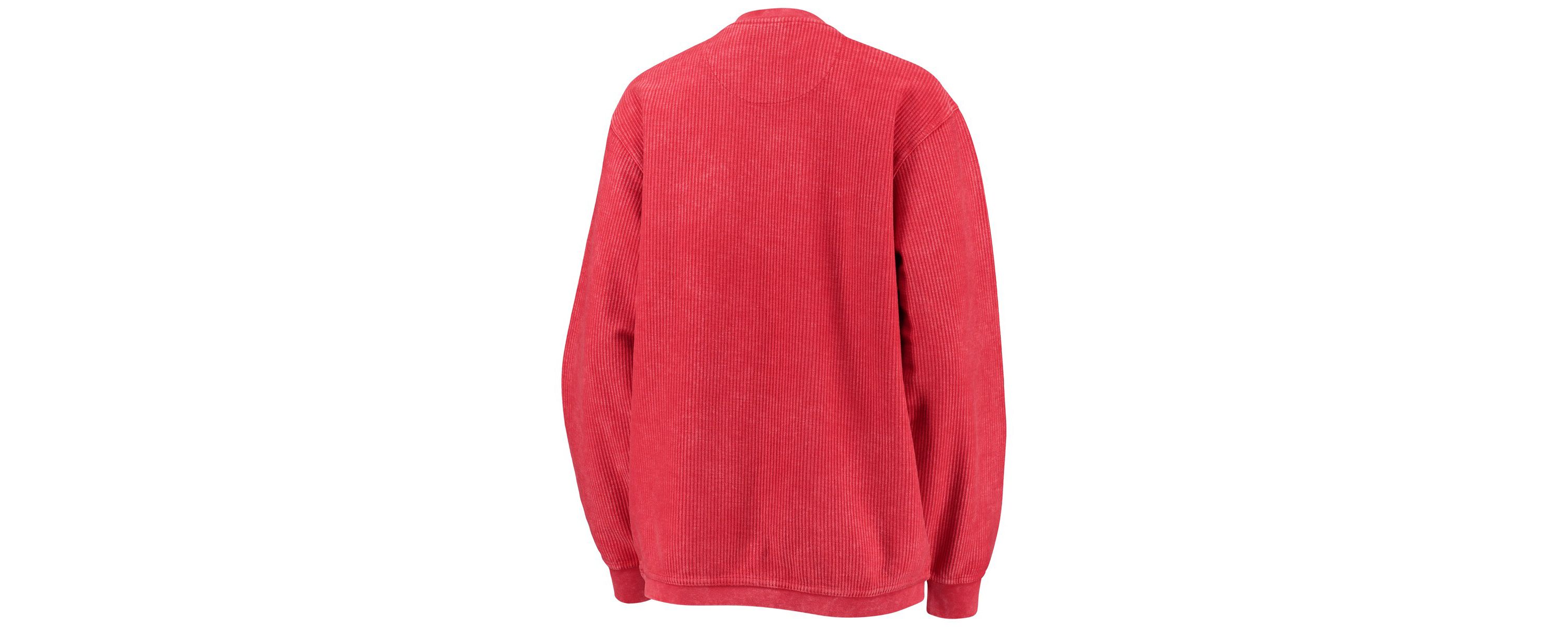 NCAA Northeastern Huskies Comfy Cord Vintage Wash Basic Arch Pullover Sweatshirt