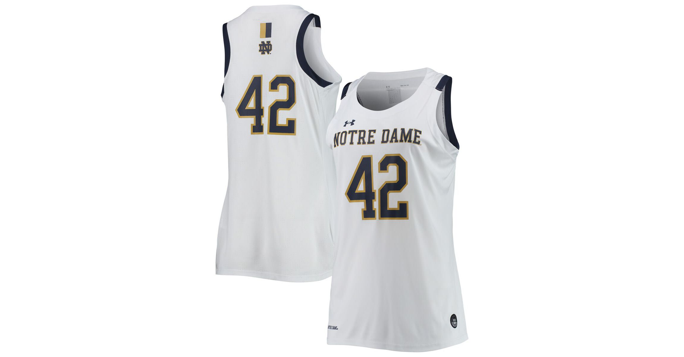 NCAA Under Armour Notre Dame Fighting Irish Replica Swingman Basketball Jersey