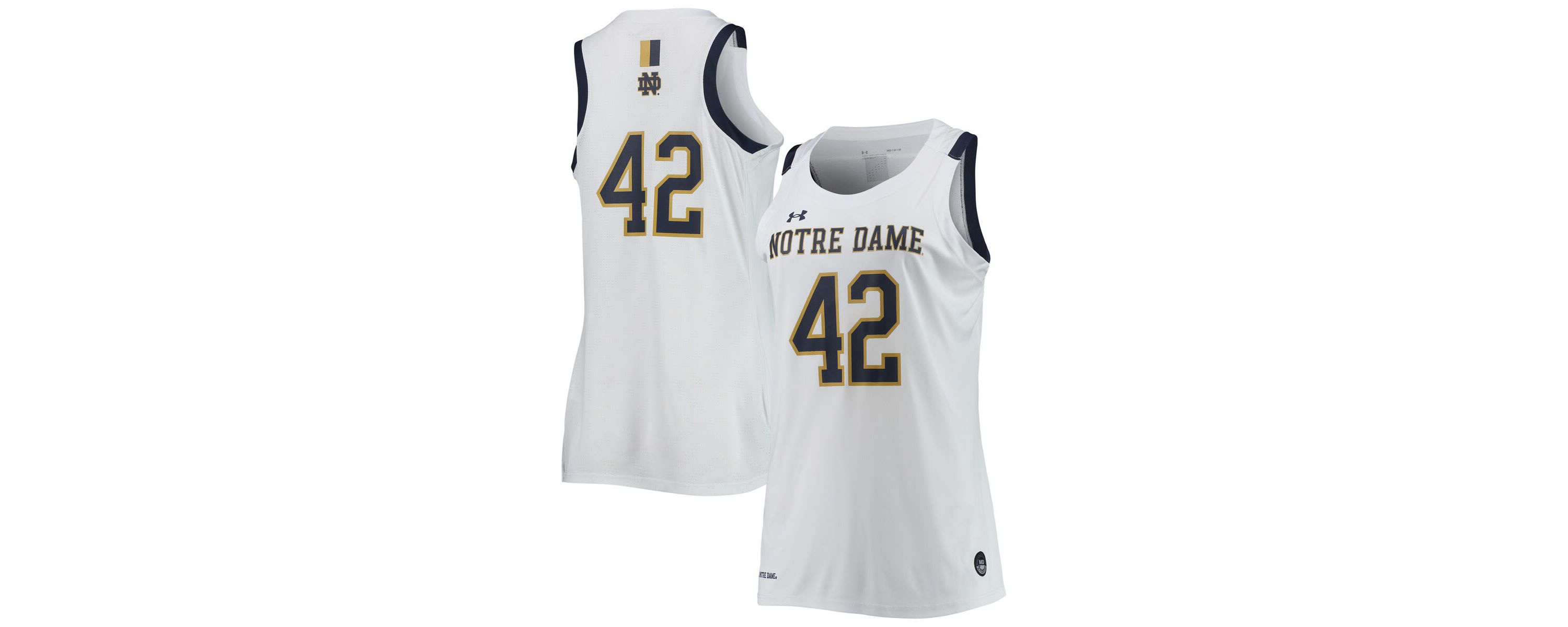 NCAA Under Armour Notre Dame Fighting Irish Replica Swingman Basketball Jersey