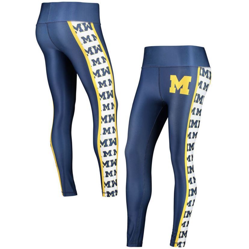 NCAA Michigan Wolverines Dormer Knit Leggings