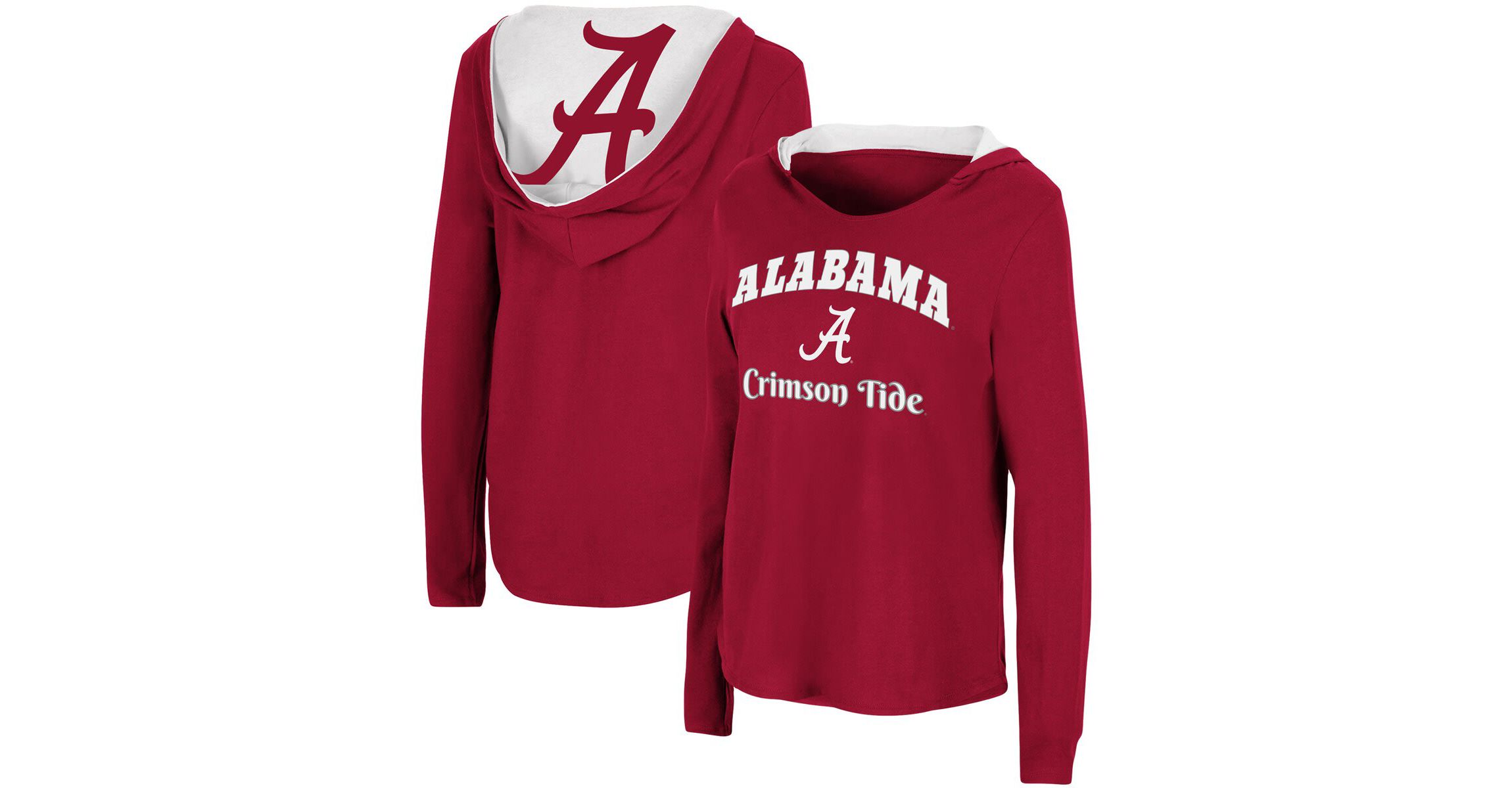 Alabama Crimson Tide NCAA Alabama Tide Catalina Hoodie Long Sleeve T-Shirt