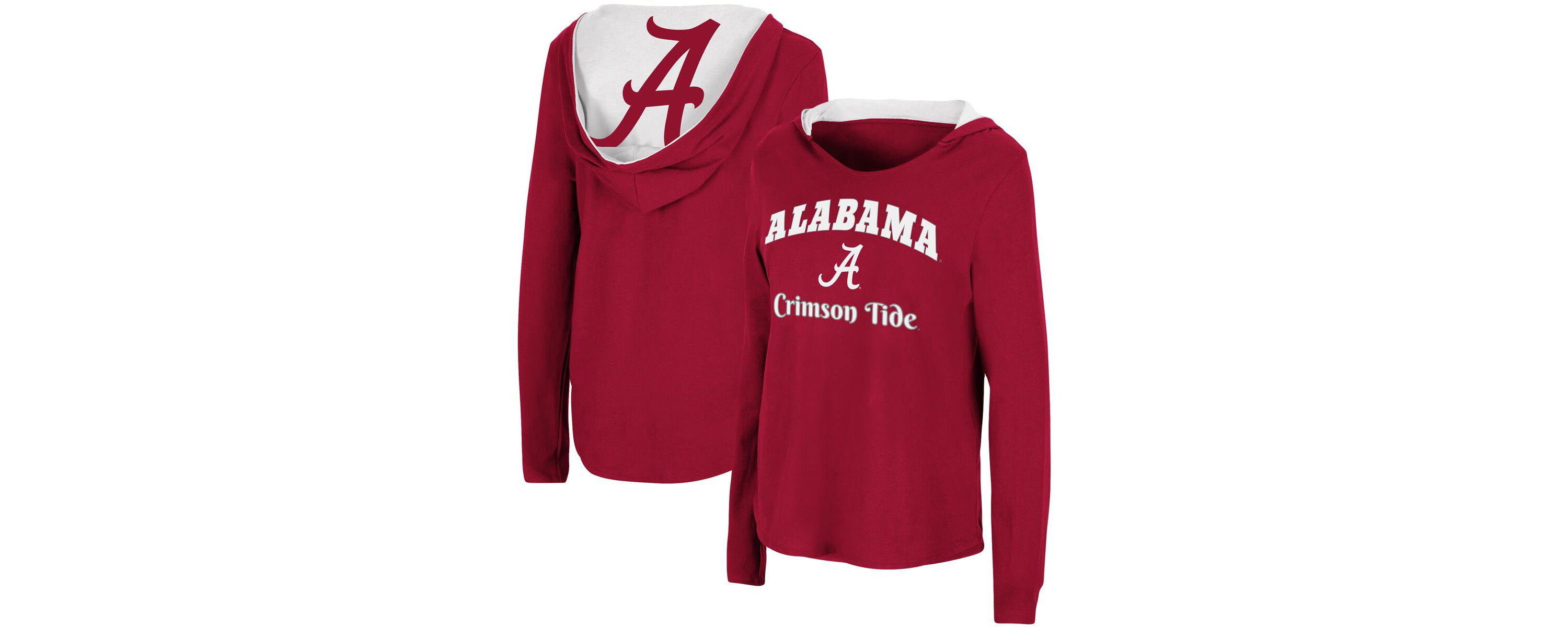 Alabama Crimson Tide NCAA Alabama Tide Catalina Hoodie Long Sleeve T-Shirt