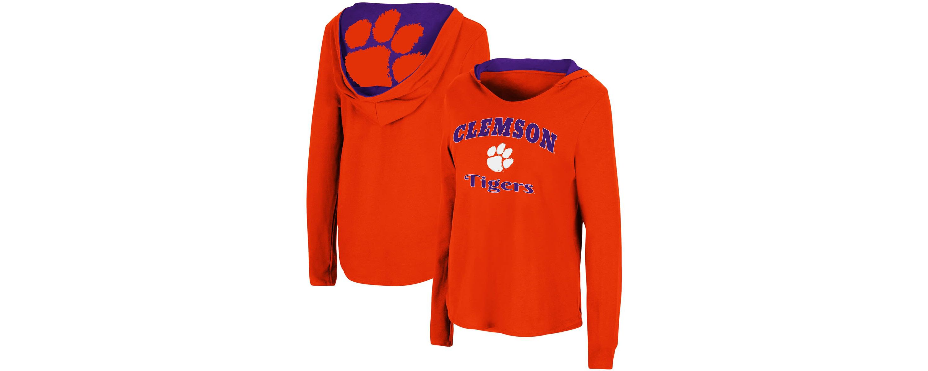 NCAA Clemson Tigers Catalina Hoodie Long Sleeve T-Shirt