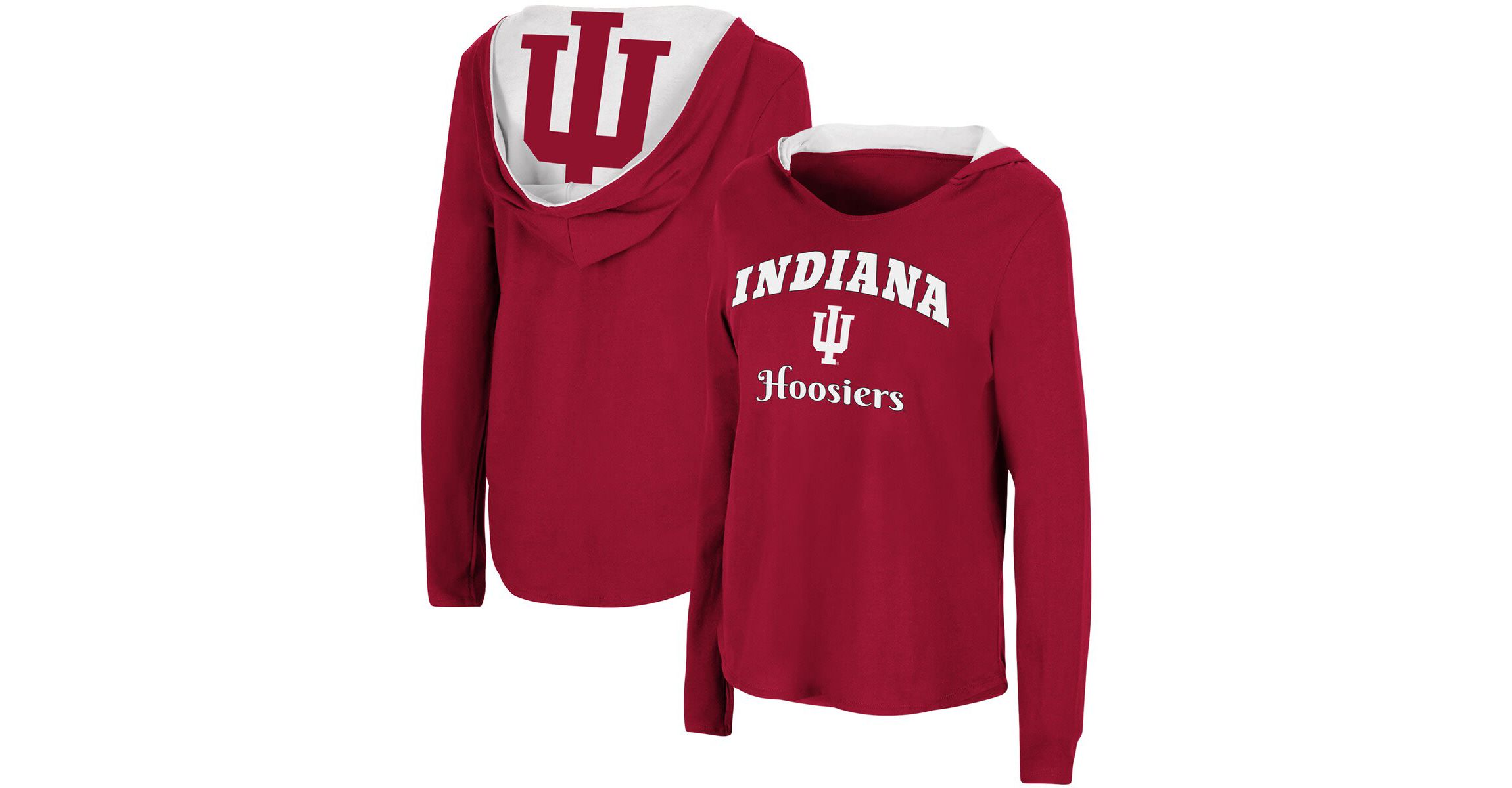 NCAA Indiana Hoosiers Catalina Hoodie Long Sleeve T-Shirt