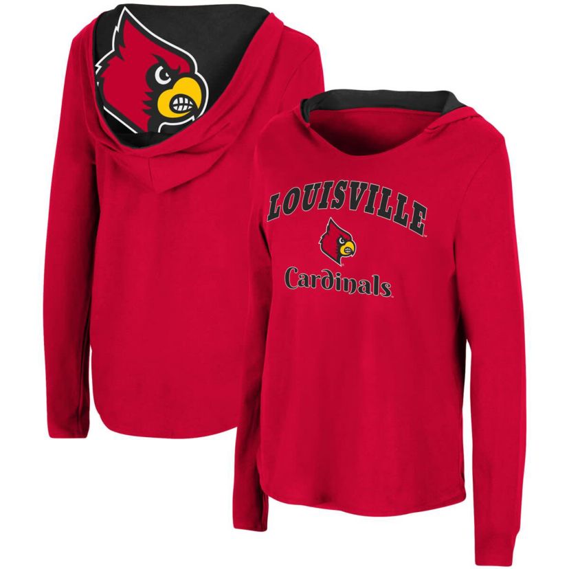 NCAA Louisville Cardinals Catalina Hoodie Long Sleeve T-Shirt